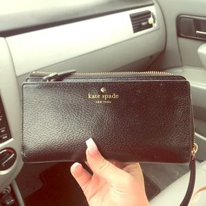 kate spade black wallet !
